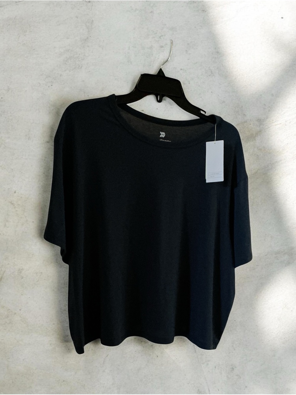 all in motion Navy Crew Neck Tee